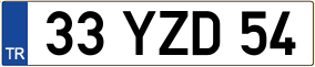 Truck License Plate